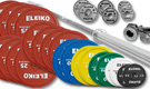 Eleiko 434 KG Emperor Powerlifting Plate and Bar Set